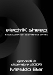 03 Dicembre 2009 Meskio Bar (Meschio bar) -  Concerto Electrik Sheep