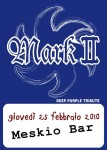 25 Febbraio 2010 Meskio Bar (Meschio bar) -  Concerto Mark II Deep Purple Tribute