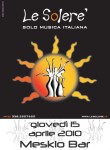15 Aprile 2010 Meskio Bar (Meschio bar) -  Concerto Le Solere
